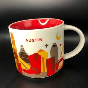 Starbucks YOU ARE HERE mug Austin, Texas coffee cup 2014